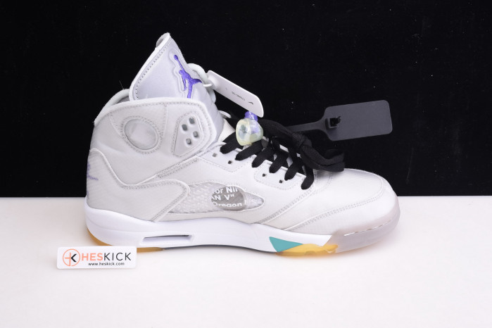 Air​ Jordan 5 OFW GREY GREEN CT8480-105