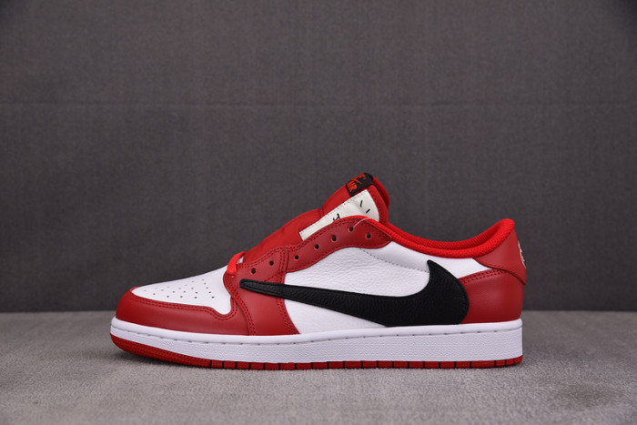 Air Jordan 1 Retro Low OG SP Travis Scott White Red DM7866-101