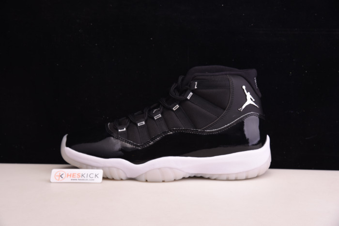 Air Jordan 11 25th Anniversary Black Silver Eyelets CT8012-011